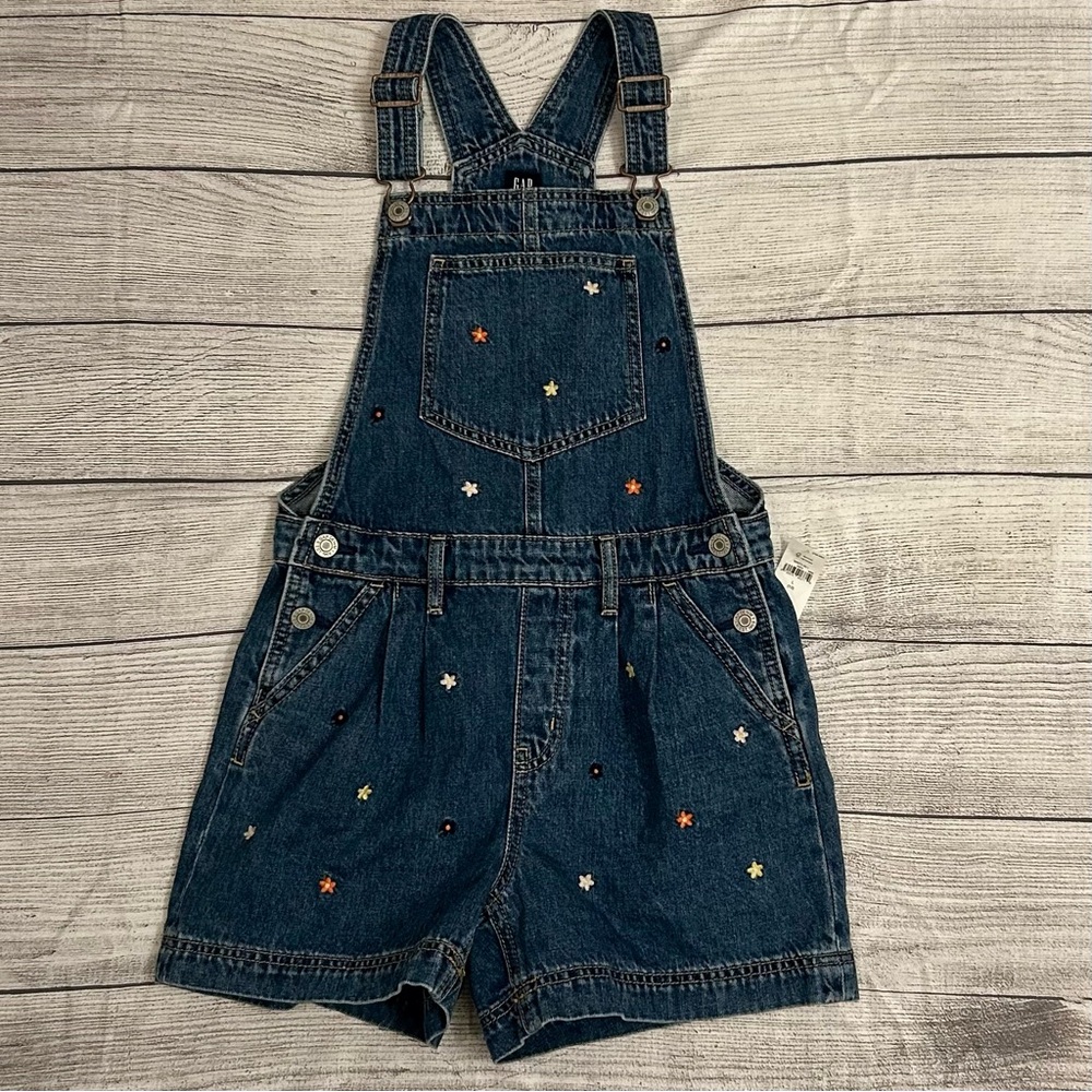 Gap Kids shortalls size L/10 girls NWT